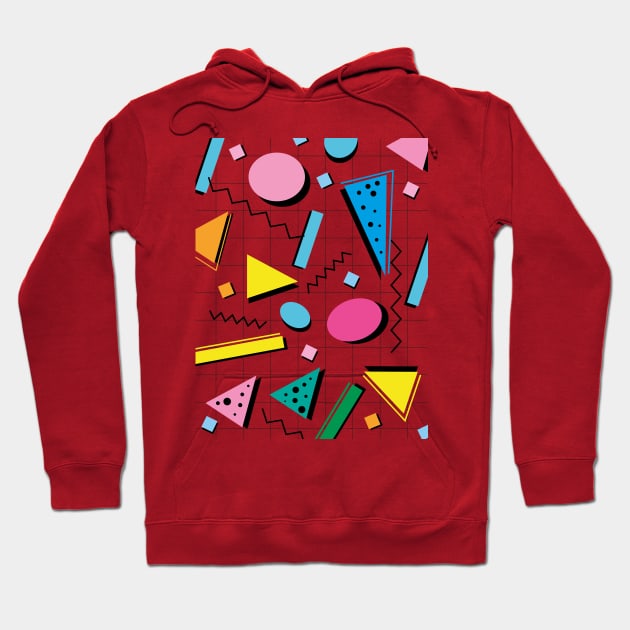 80s retro pattern Hoodie by nickemporium1